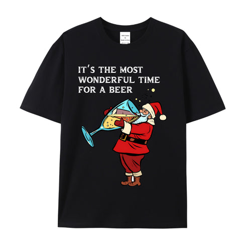 Unisex Christmas Theme Cotton T-Shirt